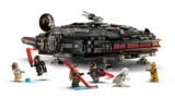 Lego Dark Falcon 75389 with minifigures battling.