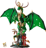 Complete Guardian Dragon model with Master Wu.