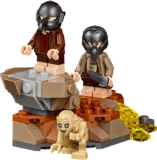 Orcs and Gollum at Mount Doom.