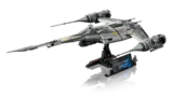 Angled display of Lego N-1 Starfighter UCS