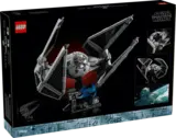 Back of Lego TIE Interceptor box and model.