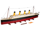 LEGO Titanic full model top-down.