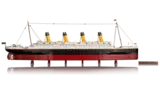 LEGO Titanic full side view.