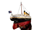 LEGO Titanic stern angle.