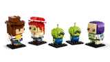 Angled view of the five LEGO BrickHeadz from Toy Story.