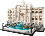 Assembled Trevi Fountain, angled.