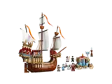 Side profile of set models.