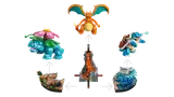 Exploded LEGO Pokémon diorama