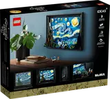 LEGO Ideas The Starry Night box back with dimensions