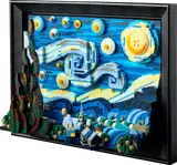Angled view of built Starry Night