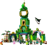 Lego Emerald City 75684 set with minifigures.