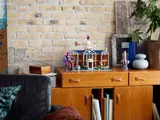 X-Mansion displayed on furniture.