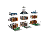Exploded modular mansion view.