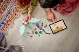 Building LEGO Ninjago 71865 with digital instructions.