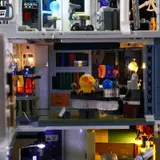 Multi-Level Light Flow: Vibrant Vertical Sections