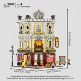 Lumibricks Antique Co F9033 with dimensions.