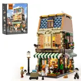 Lumibricks F9031 modular building, box and built set.