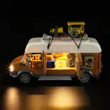 Illuminated interior workshop.