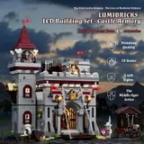 Lumibricks Castle Armory promotional image.