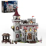 Lumibricks Castle Armory 12011 set with siege engine and packaging.