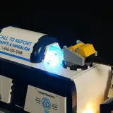 Glowing 'graffiti cleaner' cannon.
