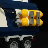 Truck's side-mounted tanks.