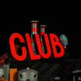 F9068 'CLUB' sign with microphone.