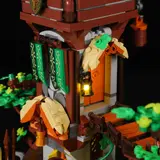 Upper lantern detail