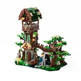 Forest Outpost illuminated