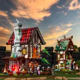 Forge House in expanding village.