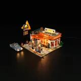 Corner view, night glow