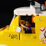 Minifigure at the wheel
