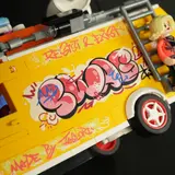 Detailed van graffiti