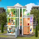 Clinic model exploded view, interior modularity.