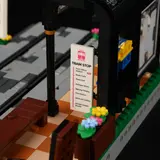 Tram stop sign and platform.