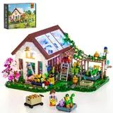 Lumibricks F9059 Home Greenhouse model with integrated lighting and product box.