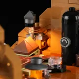 Lumibricks F9018 interior conduits.