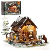 Lumibricks F9018 Hunting Cabin with product box.