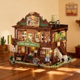 Ambient setting of the 'Gold Rush Hotel' model.
