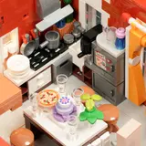 Kitchen dining, food details.