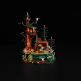 Lit model, left view