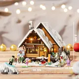 Ski Lodge F9041 with visible dimension markings.