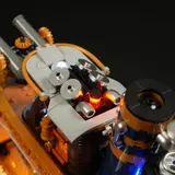 Engine block with dual lights.