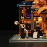 Steampunk ground-level greebling.