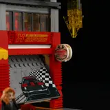 Garage entrance detail.