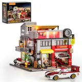 Lumibricks L9088 Street Mod Garage set.