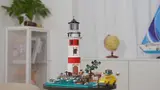 Lighthouse set on display.