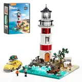 Lumibricks Sunrise Lighthouse set with box.