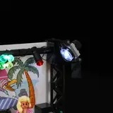 Close-up of the stage spotlight.
