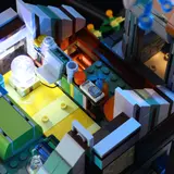 Complex interior with varied lights and micro-builds.